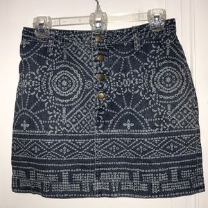 Free People Denim Skirt